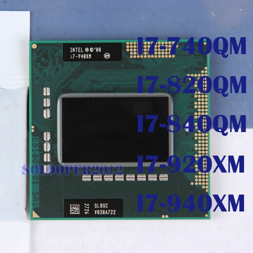 Intel core 720qm 740qm - i7-720qm, i7-740qm
