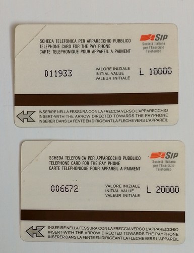 Coppia schede telefoniche sip - coppia,