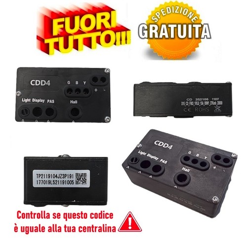 Centralina cdd4 per bici - centralina,