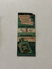 Mennen Lozione Dopobarba Vintage Matchbook Copertina 700
