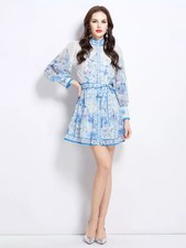 Vestito Abito Donna Corto Boho