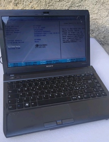 Notebook sony vaio - vaio, pcg-51113m