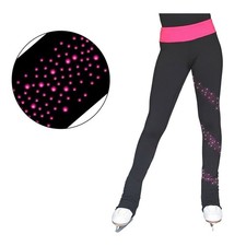 Pantaloni da pattinaggio artistico Skin Friendly con fodera in pile per bambini e adulti