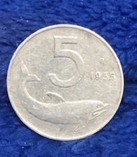 5 Lire Repubblica 1955