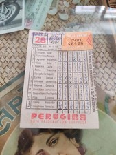 VECCHIA SCHEDINA TOTOCALCIO