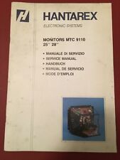  jamma manuale monitor Tv HANTAREX MTC 9110  per Cab coin op