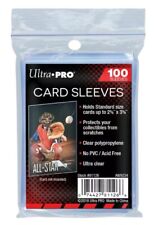 100 Bustine Buste Protettive Ultra Pro Yugioh Pokemon Trasparenti clear sleeves