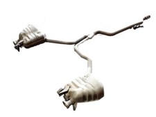 4G0253612M MARMITTA TUBO DI SCARICO CON SILENZIATORI TERMINALI AUDI A6 C7 AVANT 
