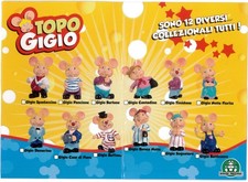 DAMERINO  TOPO GIGIO PERSONAGGIO 3D ALTEZZA 6 CM NUOVO