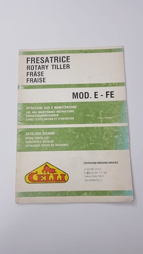 Uso manutenzione originale - manutenzione,