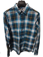 Camicia A Quadri H&M Manica Lunga Taglia S 100% Cotone