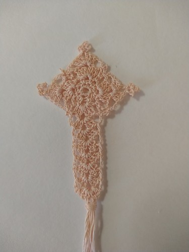 Handmade crochet lace cross - lace,