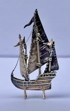 VELIERO IN MINIATURA IN ARGENTO 800