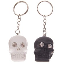 Portachiavi Teschio nero o