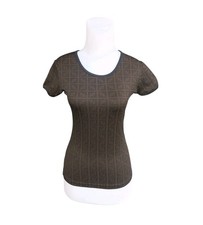 Top Fendi Vintage Marrone FF