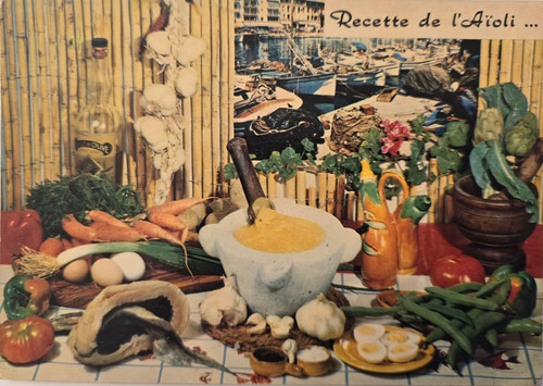 Cartolina ricetta aioli - ricetta,
