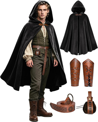 Set costume mantello con