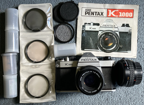 Pentax asahi k1000 fotocamera - pentax,