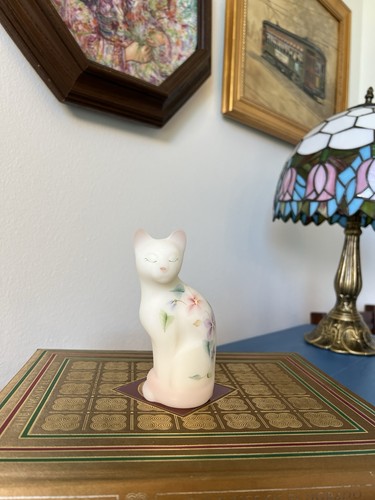 Statuina gatto vetro - statuina,
