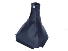 Ghetta Ingranaggi Per Lancia Delta Integrale 1986-1994 Pelle Cuciture Blu