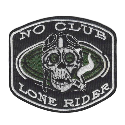 Club lone rider iron on - club,