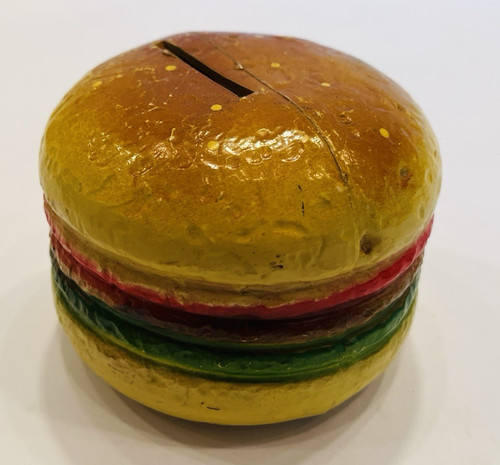 Hamburger coin bank vintage - hamburger,