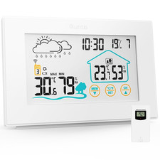 Stazione Meteorologica Wireless  Con Sensore Esterno, Igrometro Termometro Digit
