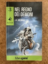 LIBROGAME SERIE FIRE*WOLF N. 3, NEL REGNO DEI DEMONI, 1^ ED 1992 J.H Brennan