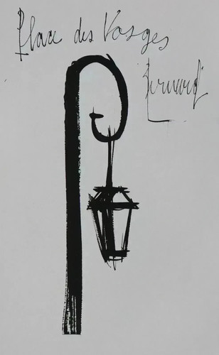 Bernard buffet place des - buffet, :