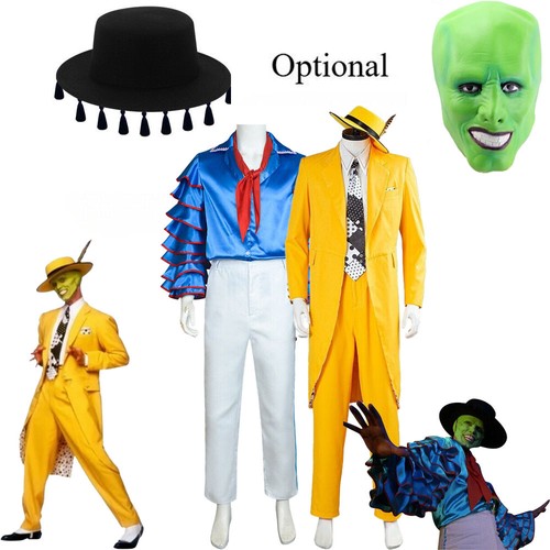 Set costume giallo adulto - set,