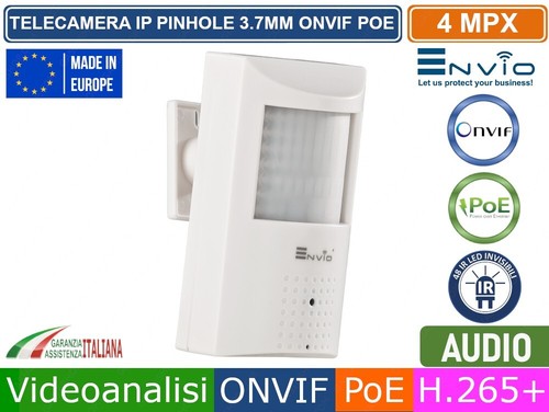 Telecamera finto pir 4mp - ip,