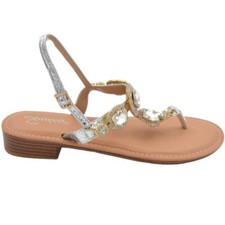 Sandalo gioiello basso donna