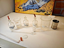 SCHOTT DURAN 3 caraffa vetro borosilicato  da 1000 400 100 ml 3 Boccette e tappo