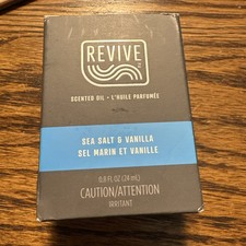Nuovo scalda olio profumato sale marino e vaniglia Melaleuca Revive ricarica 0,8 once/24 ml