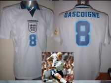 Maglia Inghilterra Euro 96 GASCOIGNE Retro Shirt Jersey NUOVA CON ETICHETTE S M L XL Football GAZZA Trikot