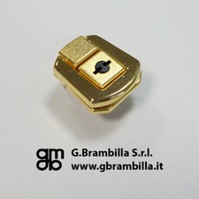 SERRATURA CHIUSURA BEAUTY CASE PORTA GIOIE  CASSETTE MONTAGGIO CON GRAFFE