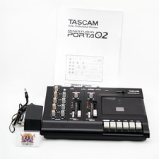 Tascam Porta02 MKII Ministudio registratore a cassette 4 tracce analogico...