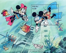 FRANCOBOLLI PALAU MICKEY &