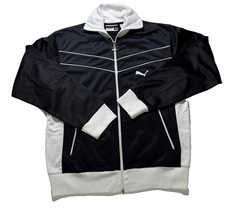 Felpa uomo Puma bianca e nera