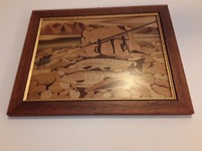 QUADRO IN LEGNO INTARSIATO di
