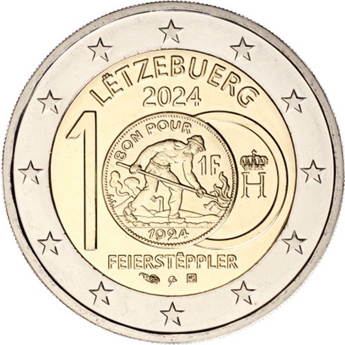 Euro lussemburgo 2024 - 2€,
