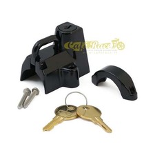 Lucchetto nero antifurto casco