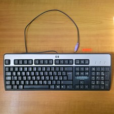 Tastiera PC HP KB-0316 ufficio nero/argento vintage affidabile