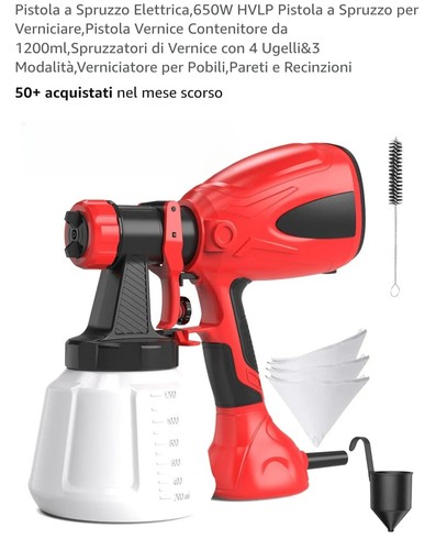 Pistola spruzzo elettrica 650w - pistola,