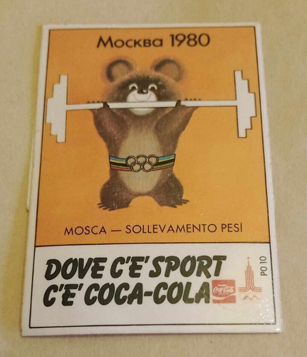 Adesivo olimpiadi mosca - olimpiadi, 1980