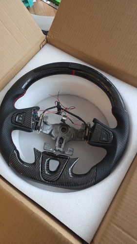 Volante led carbonio - in,