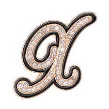 Strass lettera iniziale - , x