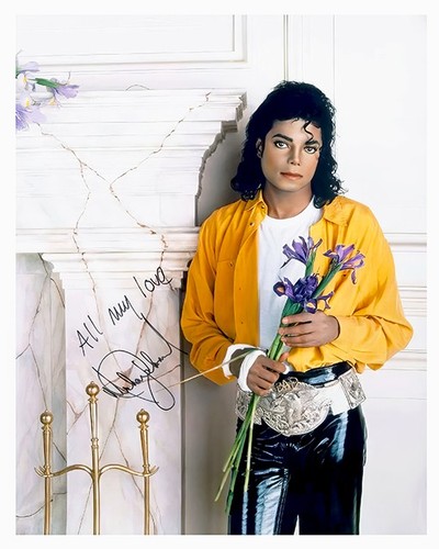 Michael jackson autographed - michael,
