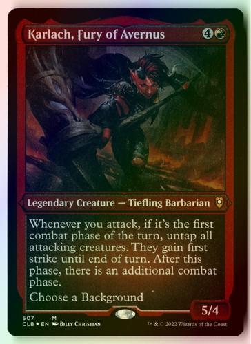 Mtg karlach fury avernus - of,