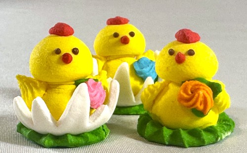 Easter sugar chicks - 🐥,